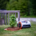 Ring i cortenstål for robotklipper