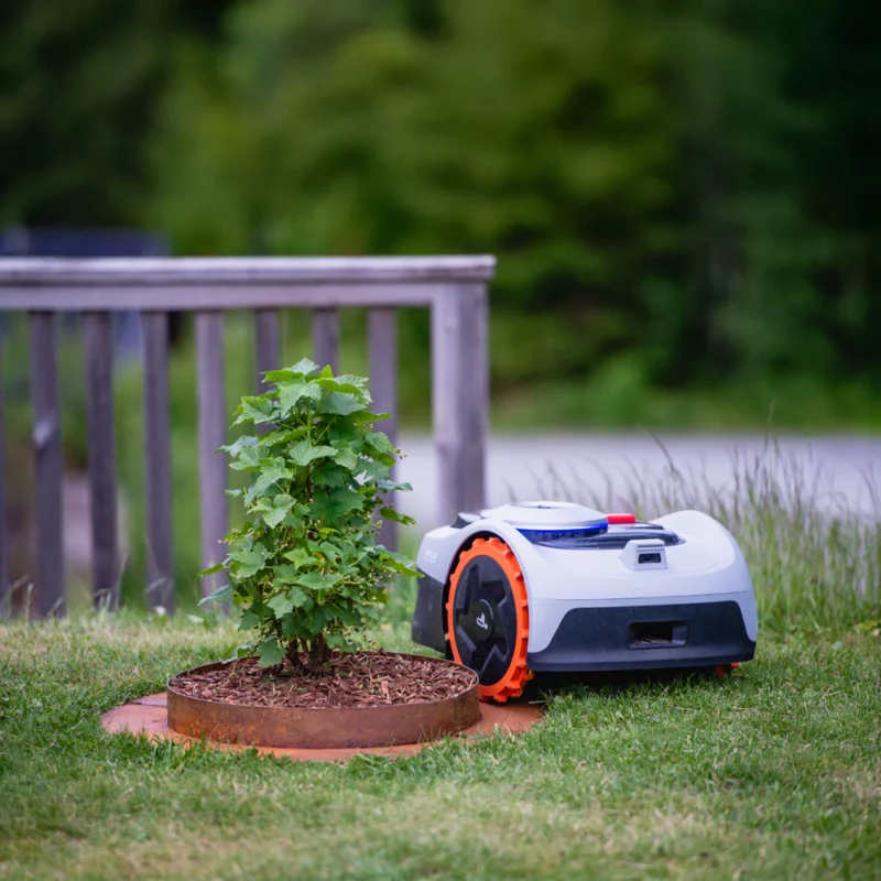 Ring i cortenstål for robotklipper