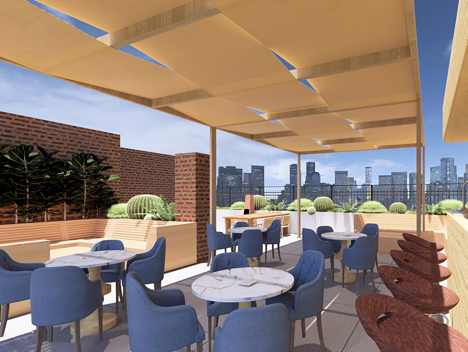 Aluminium pergola decco med stoffduk uteluksus