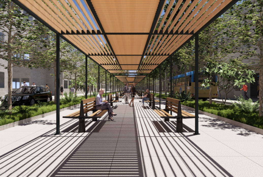 Pergola DECO med faste lameller