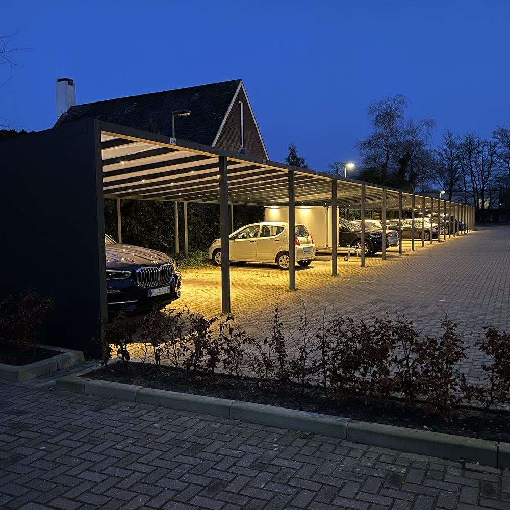 Carport Cube Lite med glass - Bilde 3