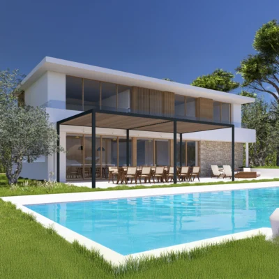 Aluminium pergola decco