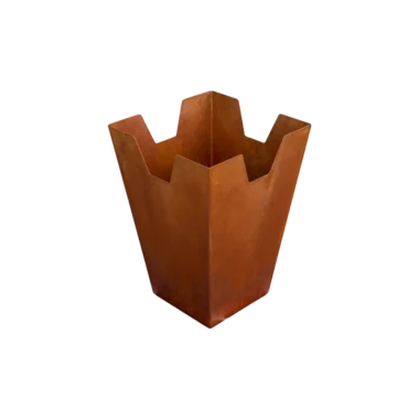 Blomsterpotte Blomsterkasse i cortenstål – Dronningen