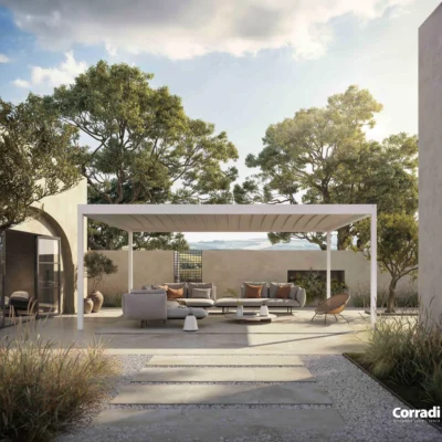 Pergola med flatt duktak Sandefjord