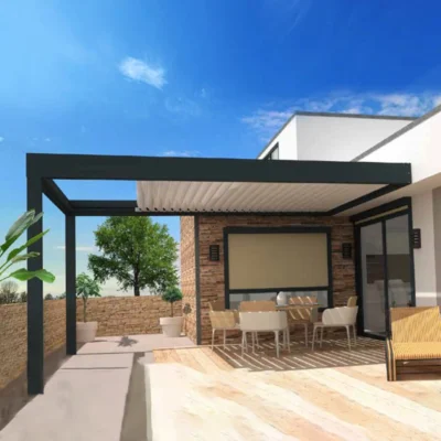 Pergola med lamelltak Kristiansand