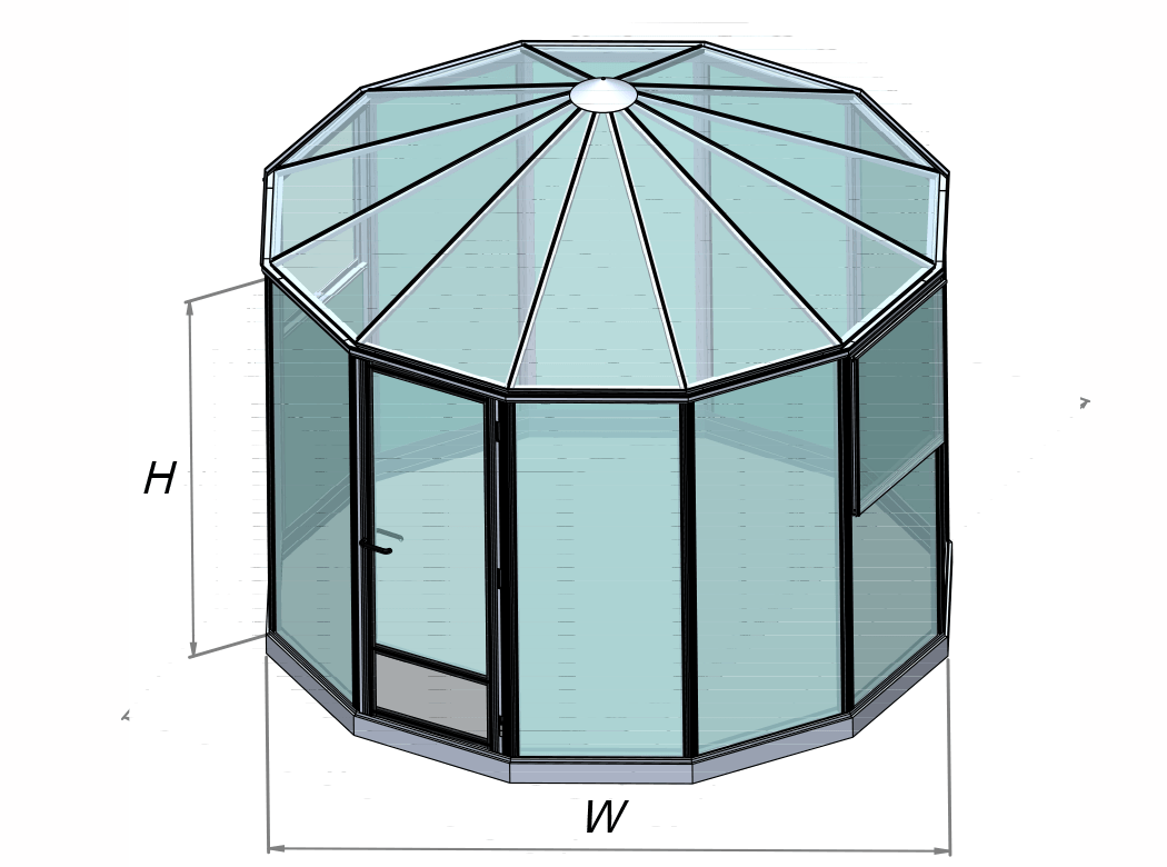 Drivhus orangeri - Sirkel 460 - Bilde 2