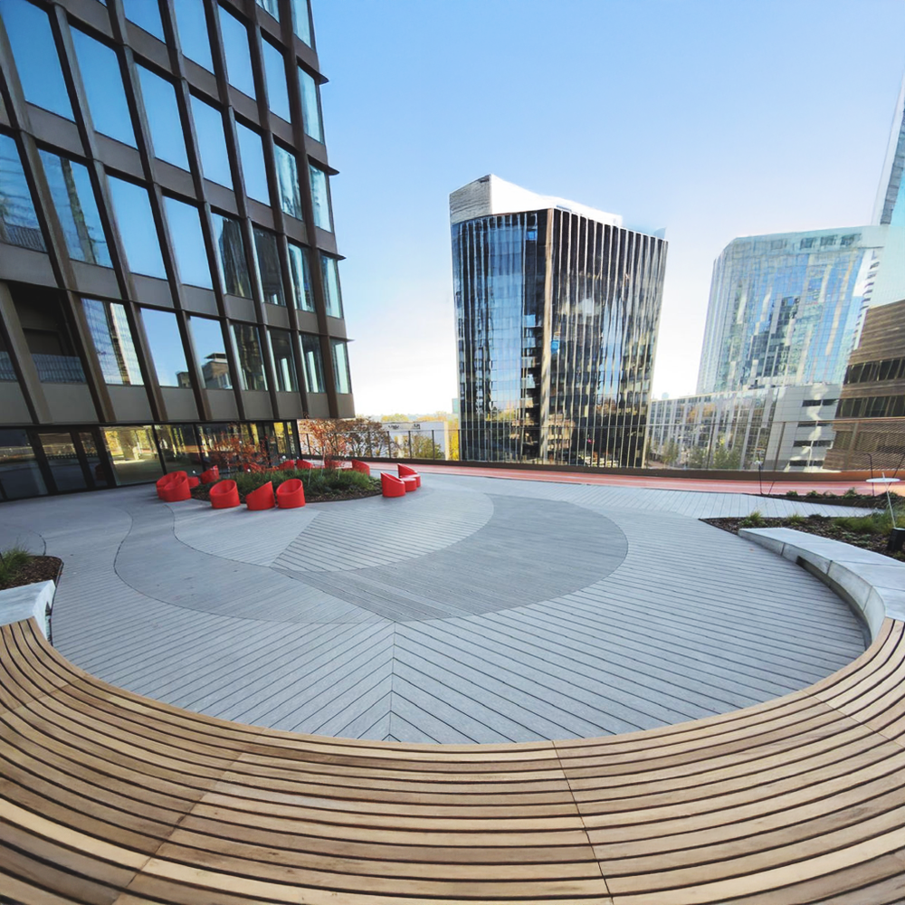 Takterrasse med trekompositt fra InoWood Norge