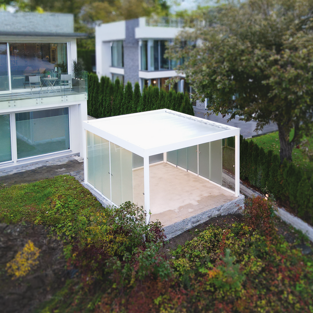 Vedlikeholdsfri pergola i aluminium