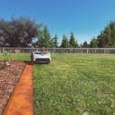 klippekant for robotklipper i cortenstål-15 cm