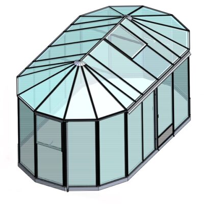 oval drivhus oransjeri orangeri